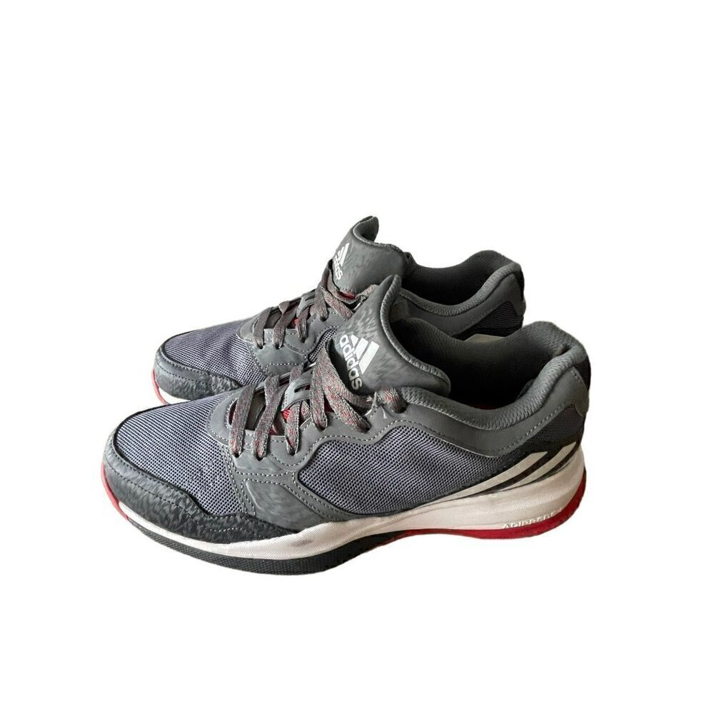 ADIDAS MENS RUNNING LOW TOP LACE UP COLOR GRAY SIZE 8 WOMENS 9.5 SNEAKERS